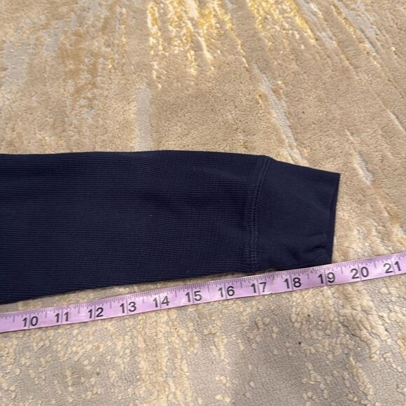 Polo Ralph Lauren Big Polo Bear Waffle Knit Thermal size L in EUC Navy blue - Picture 7 of 7